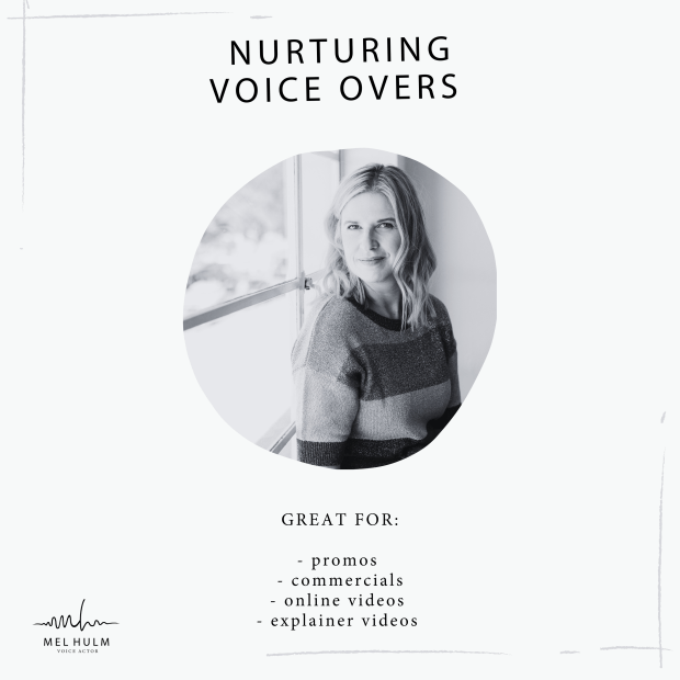 nurturing voice overs album cover